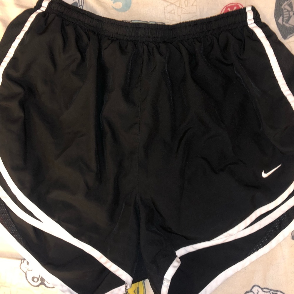 Black and White Nike Dri-Fit Shorts.